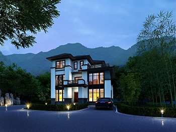 農(nóng)村自建房設(shè)計(jì)圖，新中式別墅設(shè)計(jì)