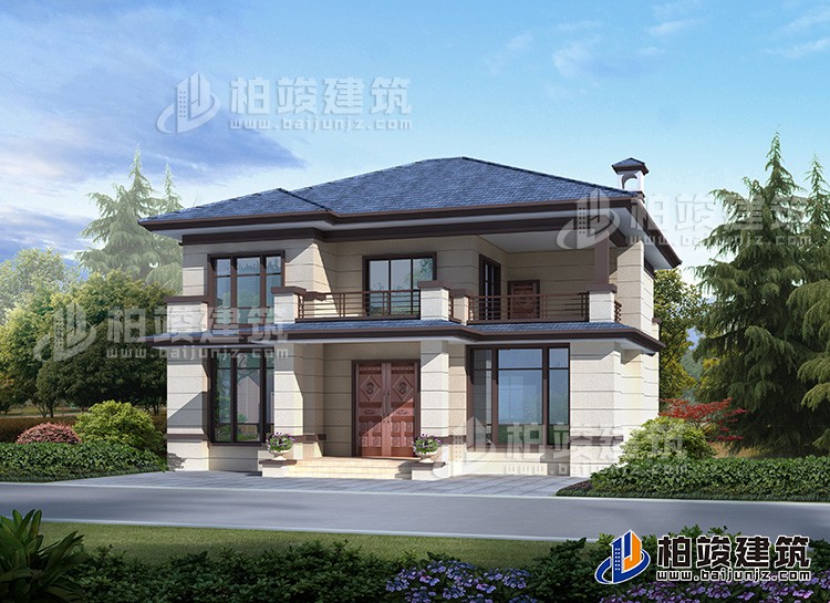 農(nóng)村二層小別墅設(shè)計(jì)圖，新中式風(fēng)格，這才是實(shí)用的好房！