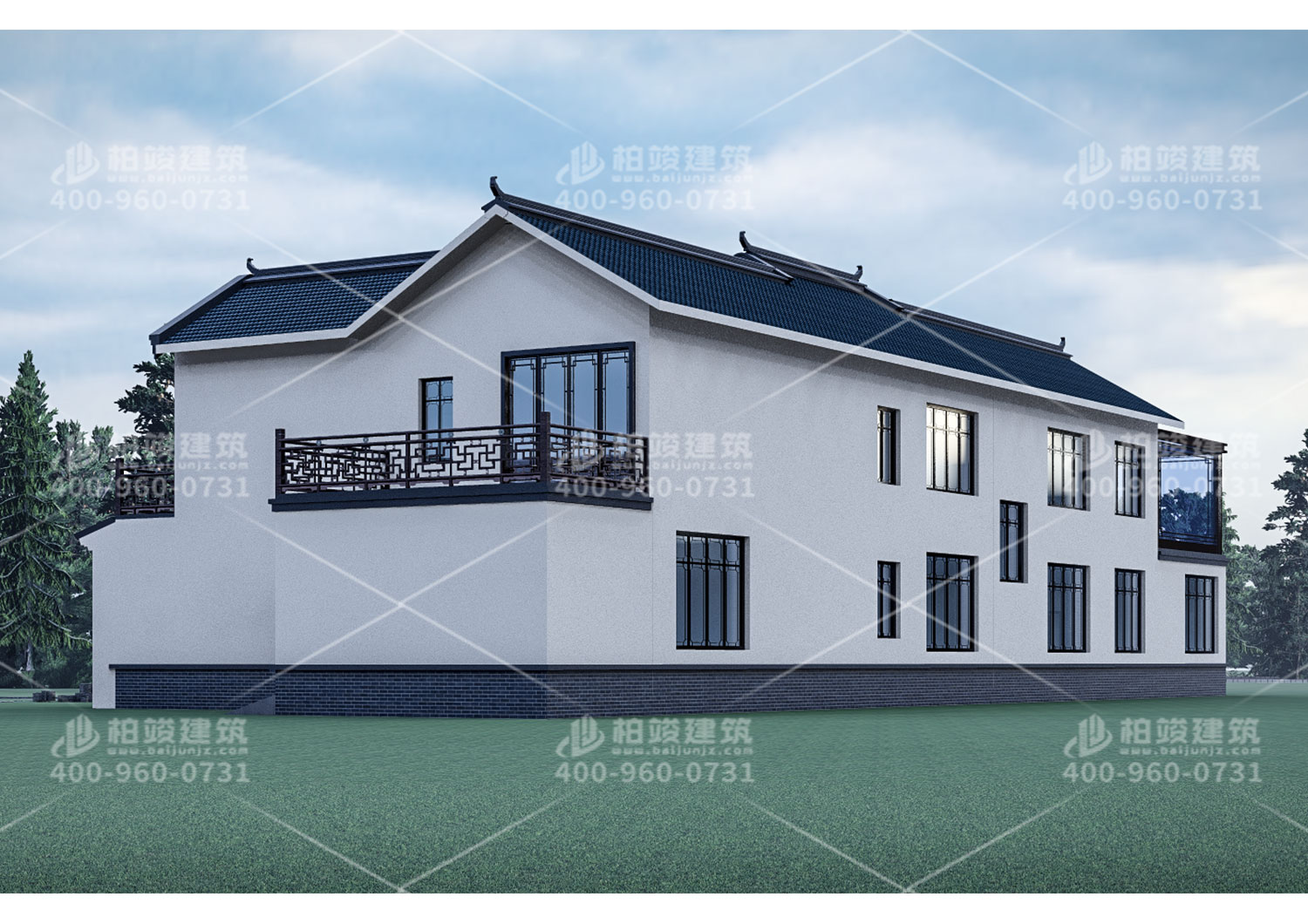 四川省巴中市王總定制的二層庭院別墅，風景宜人看過的人都愛不釋手。