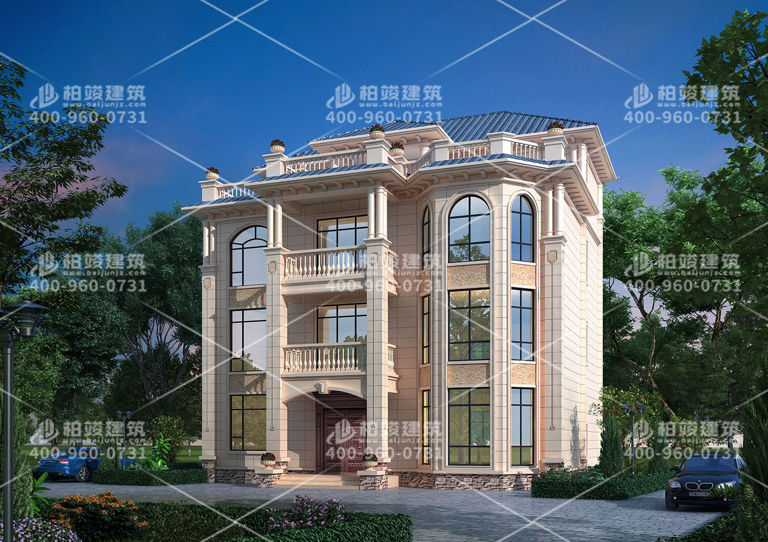 廣東吳總定制三層自建房設(shè)計(jì)圖，絕配！