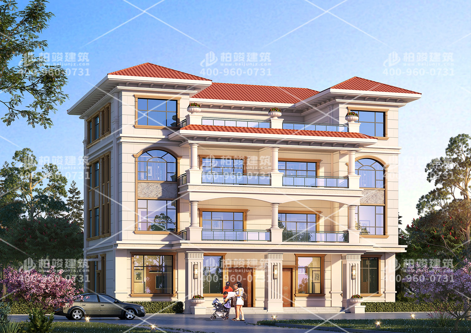 農(nóng)村自建房設(shè)計(jì)圖，貴州張總定制四層大別墅。