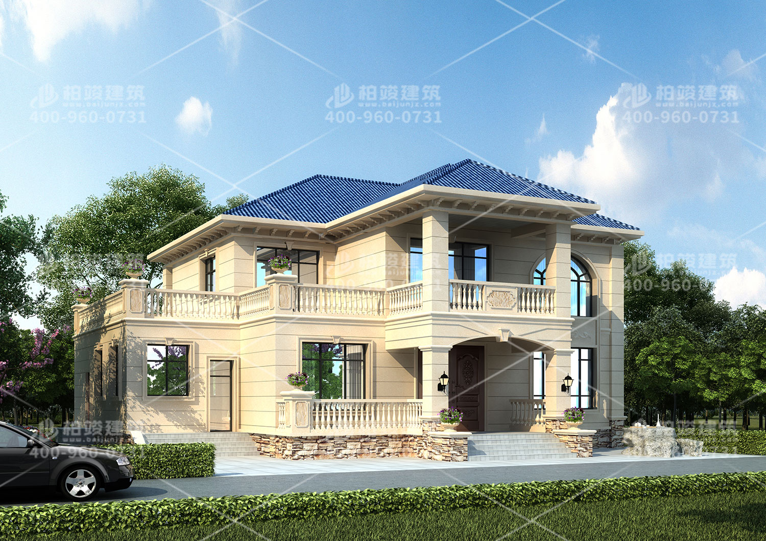 農(nóng)村蓋房圖紙，帶陽(yáng)臺(tái)陽(yáng)光充足。