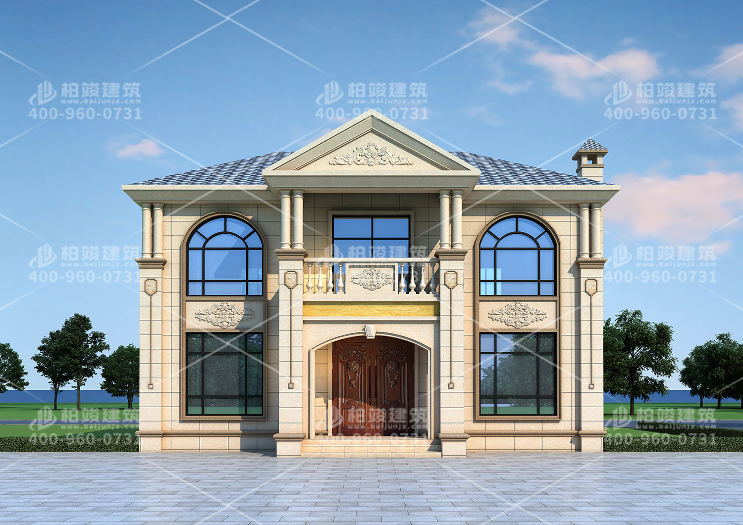 二層小別墅建筑設(shè)計(jì)圖，全套經(jīng)典圖紙。