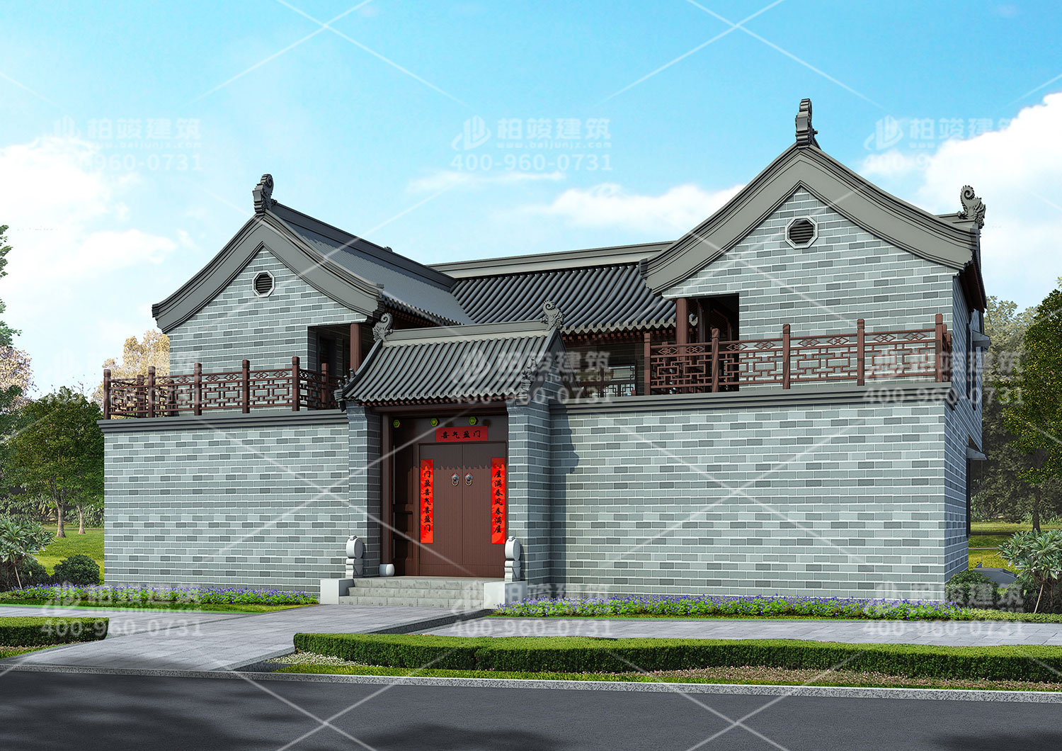 農村自建房圖紙大全，中式風格好房子。