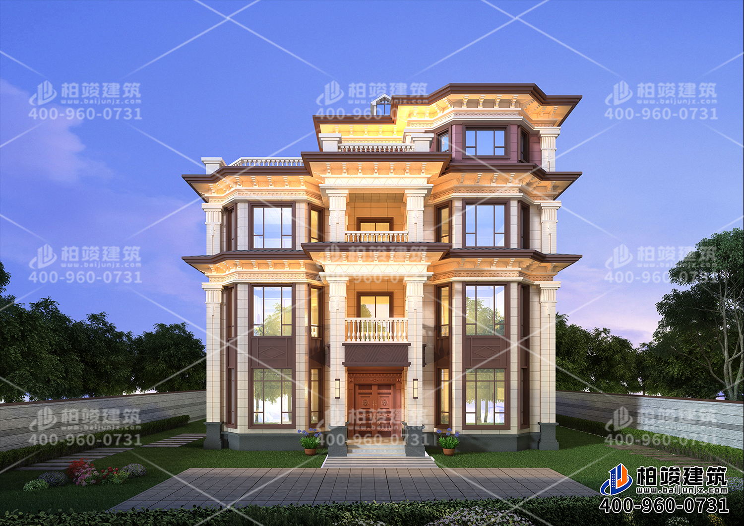三層別墅自建房，大氣又美觀讓人愛不釋手。