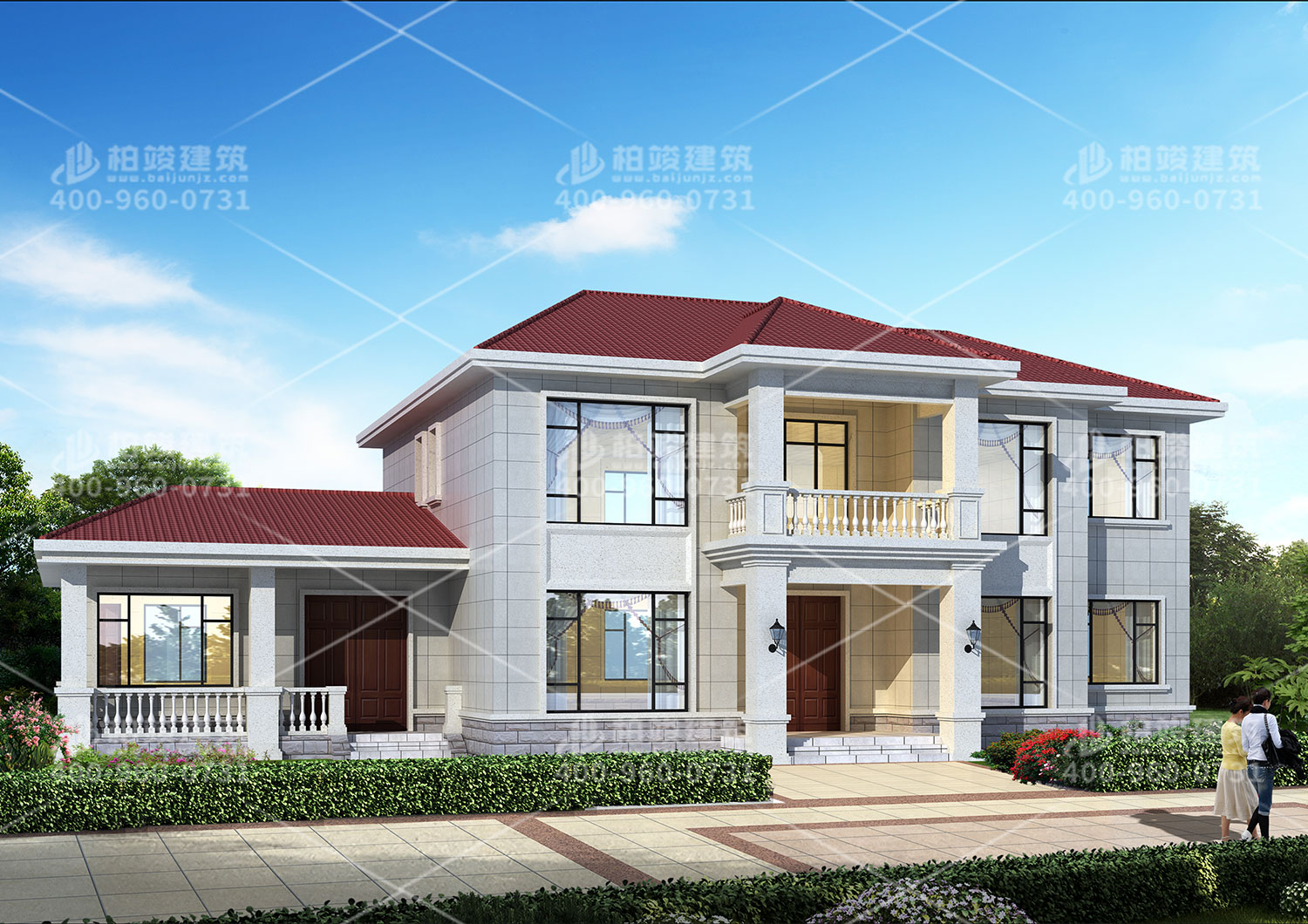歐式風格自建房設(shè)計，農(nóng)村建房也是一種浪漫。
